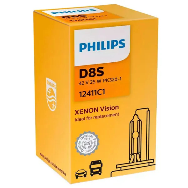 Lampă auto Philips 12411C1 Xenon/ D8S/ PK32d-1/ 25 W/ 2000lm photo 2
