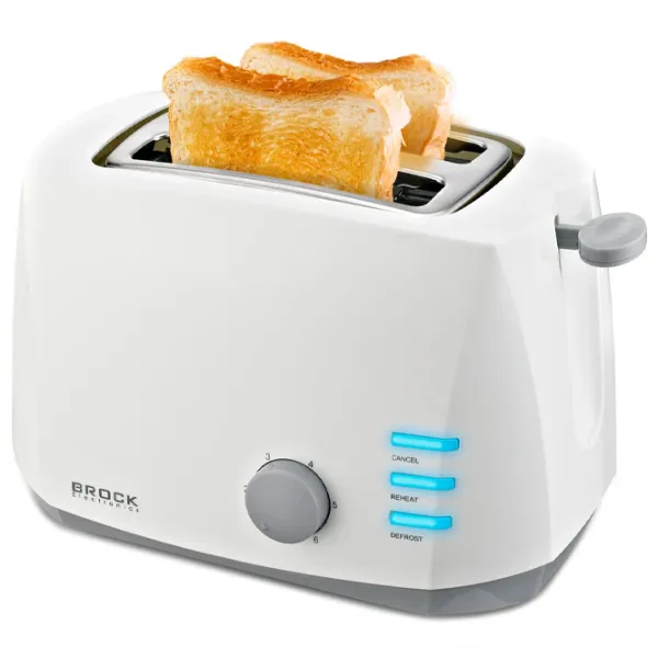 Toster Brock BT1002WH Mecanic/ 800 W/ White photo 2