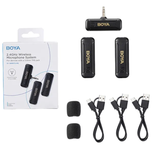 Микрофон Boya BY-WM3T2-M2 Черный photo 3