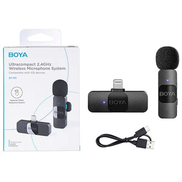 Микрофон Boya BY-V1 Черный photo 6