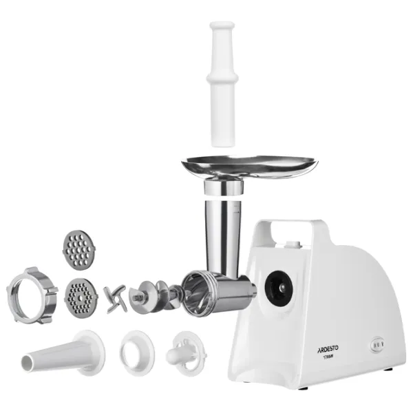 Mașină de tocat carne Ardesto MGL-1730R 1700 W/ 1.6 kg/ min/ White photo 4
