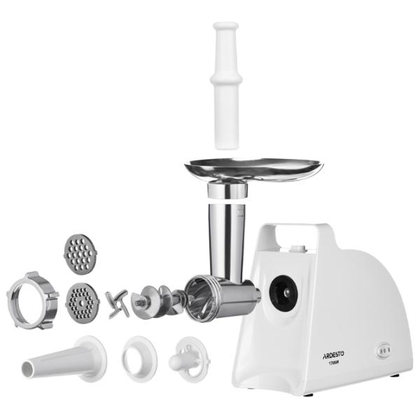 Mașină de tocat carne Ardesto MGL-1730R 1700 W/ 1.6 kg/ min/ White photo 4