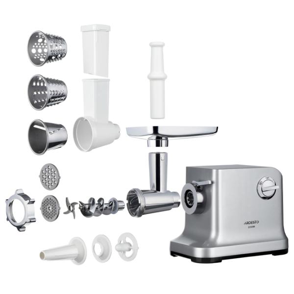 Mașină de tocat carne Ardesto MGL-3580D 2200 W/ 2 kg/ min/ Inox photo 4