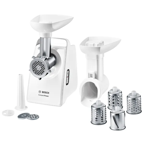 Мясорубка Bosch MFW3X14W 2000 Вт/ 2.5 кг/ мин/ Белый photo 2