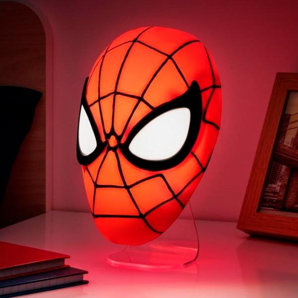 Настольная лампа фан Paladone Spiderman Mask Light Красный photo 2 Настольная лампа фан Paladone Spiderman Mask Light Красный photo 2