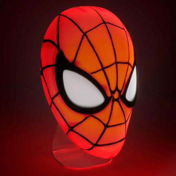 Настольная лампа фан Paladone Spiderman Mask Light Красный photo 3 Настольная лампа фан Paladone Spiderman Mask Light Красный photo 3