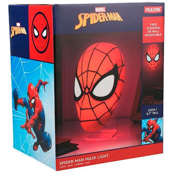 Настольная лампа фан Paladone Spiderman Mask Light Красный photo 5 Настольная лампа фан Paladone Spiderman Mask Light Красный photo 5