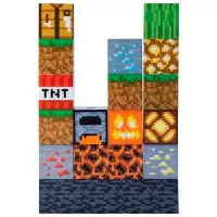 Lampă de masă fan Paladone Minecraft Block Building Light V2 Multicolor photo 2