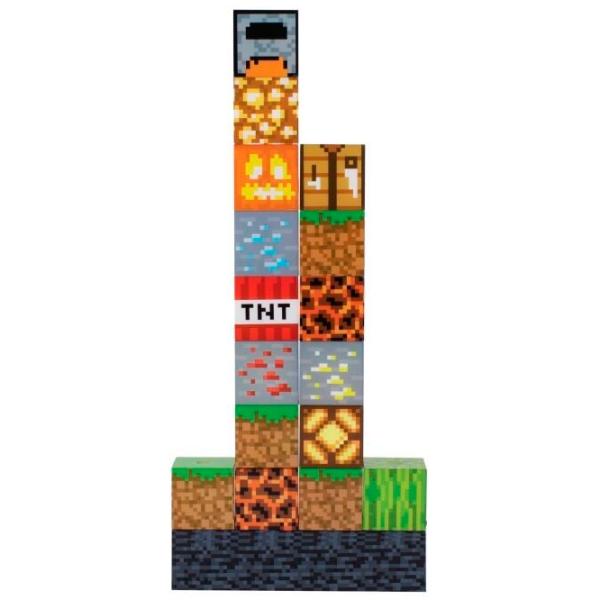 Настольная лампа фан Paladone Minecraft Block Building Light V2 Разноцветный photo 4