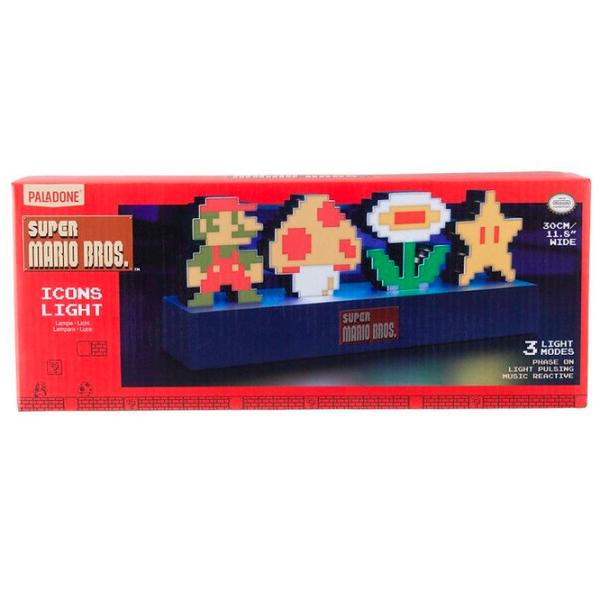 Lampă de masă fan Paladone Super Mario Bros Icons Light Multicolor photo 5 Lampă de masă fan Paladone Super Mario Bros Icons Light Multicolor photo 5