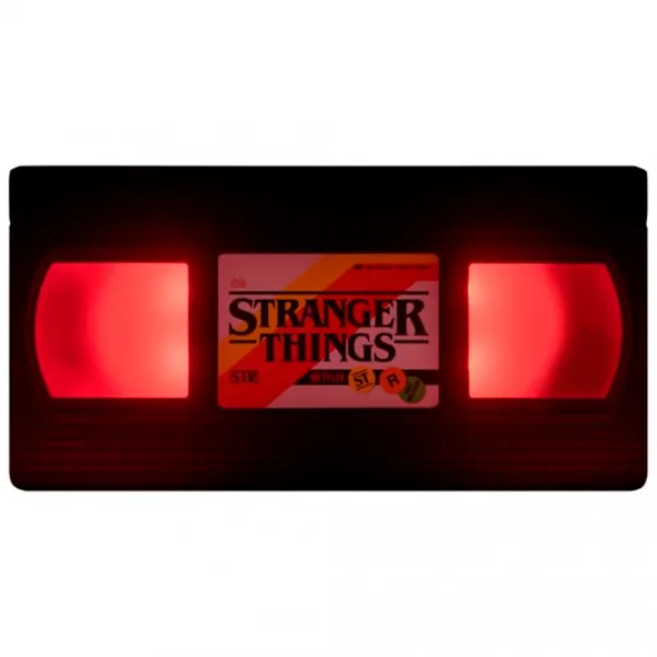 Lampă de masă fan Paladone Stranger Things VHS Logo Light Black photo 2 Lampă de masă fan Paladone Stranger Things VHS Logo Light Black photo 2