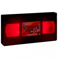 Lampă de masă fan Paladone Stranger Things VHS Logo Light Black photo 4