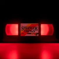 Lampă de masă fan Paladone Stranger Things VHS Logo Light Black photo 7