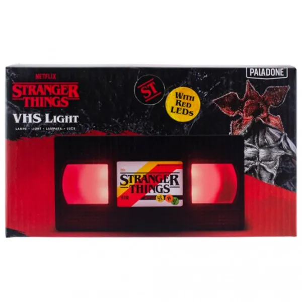 Lampă de masă fan Paladone Stranger Things VHS Logo Light Black photo 8 Lampă de masă fan Paladone Stranger Things VHS Logo Light Black photo 8