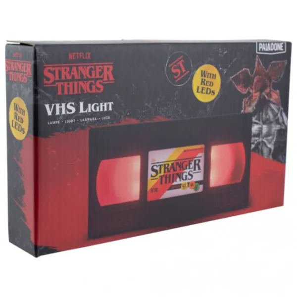 Lampă de masă fan Paladone Stranger Things VHS Logo Light Black photo 9 Lampă de masă fan Paladone Stranger Things VHS Logo Light Black photo 9