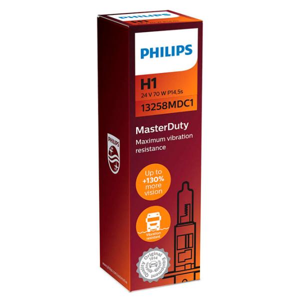 Lampă auto Philips 13258MDC1 Halogen/ H1/ P14.5s/ 70 W photo 2 Lampă auto Philips 13258MDC1 Halogen/ H1/ P14.5s/ 70 W photo 2
