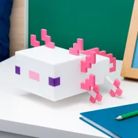 Lampă de masă fan Paladone Minecraft Axolotl Light White photo 4