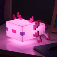 Lampă de masă fan Paladone Minecraft Axolotl Light White photo 5