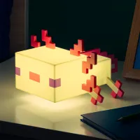 Lampă de masă fan Paladone Minecraft Axolotl Light White photo 7