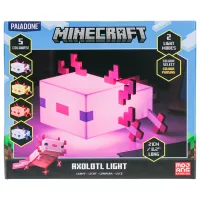 Lampă de masă fan Paladone Minecraft Axolotl Light White photo 8