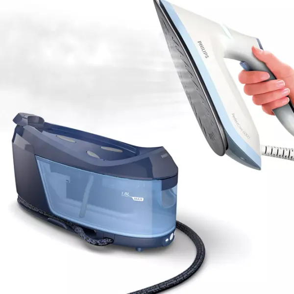 Утюг Philips PSG6026/ 20 С парогенератором/ 2400 Вт/ Белый photo 3