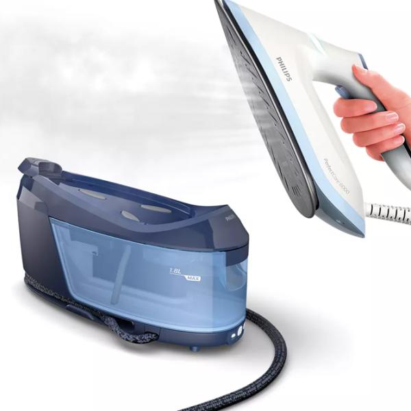 Утюг Philips PSG6026/ 20 С парогенератором/ 2400 Вт/ Белый photo 3