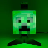Настольная лампа Paladone Minecraft Creeper Head Черный photo 2