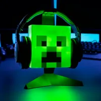 Настольная лампа Paladone Minecraft Creeper Head Черный photo 3
