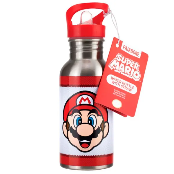 Sticlă pentru apă Paladone Super Mario Metal photo 3