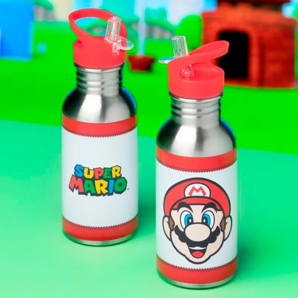 Sticlă pentru apă Paladone Super Mario Metal photo 4