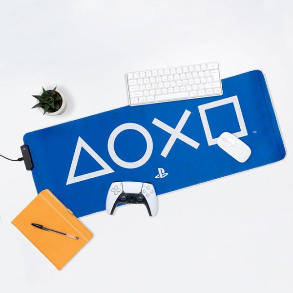 Коврик для мышки Paladone Playstation Light Up Синий photo 2