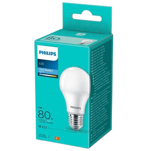 Лампочка светодиодная Philips A55 PS03647 E27/ 11 Вт/ 6500 К/ 1250лм/ White photo 2 Лампочка светодиодная Philips A55 PS03647 E27/ 11 Вт/ 6500 К/ 1250лм/ White photo 2
