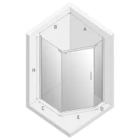 Душевые кабины New Trendy K-0804 Открытая кабина photo 5