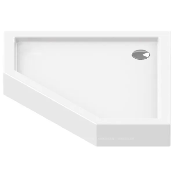 Cădiță de duș New Trendy Azura B-0417 Pentagonal photo 2