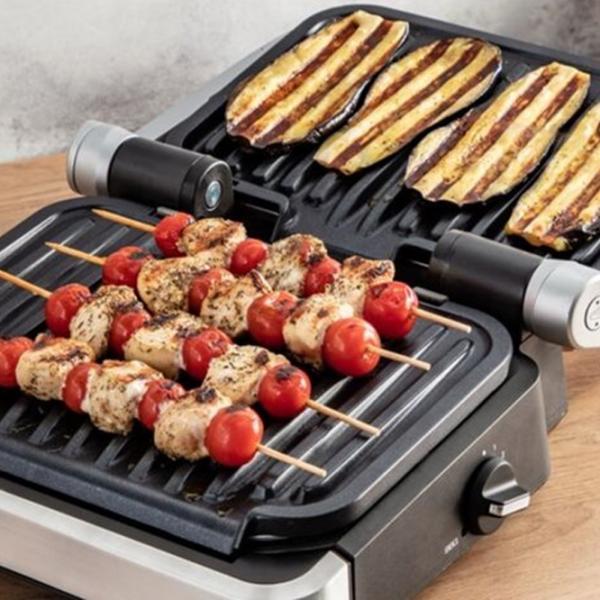 Grill electric Tefal GC772D30 Contact, Barbecue/ 2100 W/ Black Inox photo 3