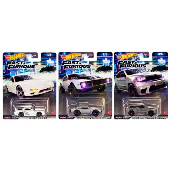 Mașină Hot Wheels Premium Fast Furios HNW46  / / Multicolor photo 2