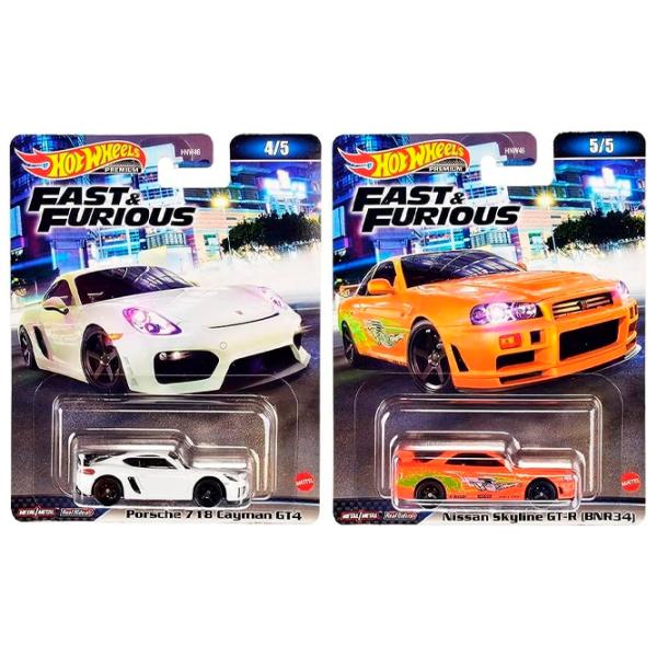 Mașină Hot Wheels Premium Fast Furios HNW46  / / Multicolor photo 3
