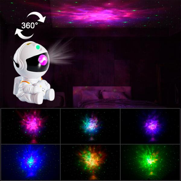Проектор звезд Starry Sky Astronaut HR-F3 LSL45 3+ / Черный Белый photo 3