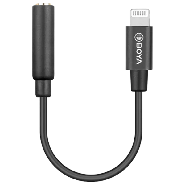 Adapter Boya BY-K8 Lightning/ Black photo 2