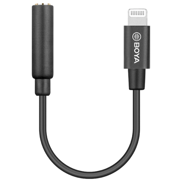 Adapter Boya BY-K8 Lightning/ Black photo 2