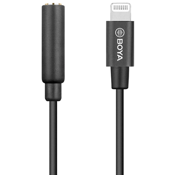 Adapter Boya BY-K8 Lightning/ Black photo 3