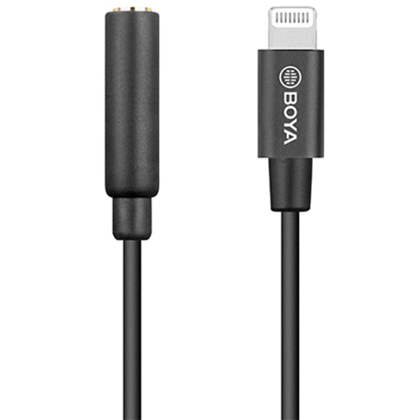 Adapter Boya BY-K3 Lightning/ Black photo 2