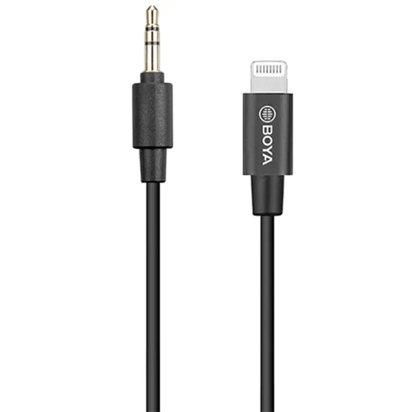Adapter Boya BY-K1 Lightning/ Black photo 2