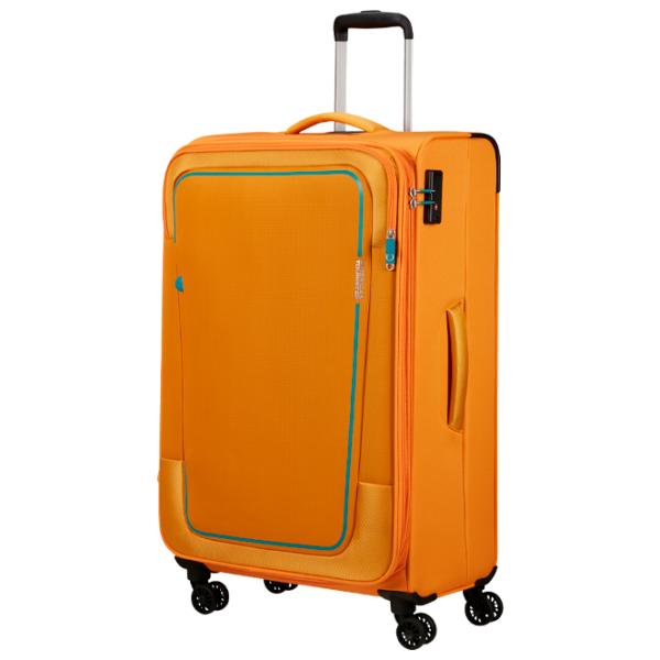 Valiză American Tourister Pulsonic Spinner Expandable 113l/ Sunset Yellow photo 2 Valiză American Tourister Pulsonic Spinner Expandable 113l/ Sunset Yellow photo 2