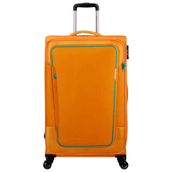 Valiză American Tourister Pulsonic Spinner Expandable 113l/ Sunset Yellow photo 3 Valiză American Tourister Pulsonic Spinner Expandable 113l/ Sunset Yellow photo 3