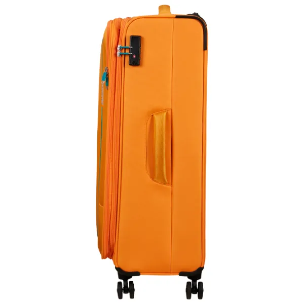 Valiză American Tourister Pulsonic Spinner Expandable 113l/ Sunset Yellow photo 4 Valiză American Tourister Pulsonic Spinner Expandable 113l/ Sunset Yellow photo 4