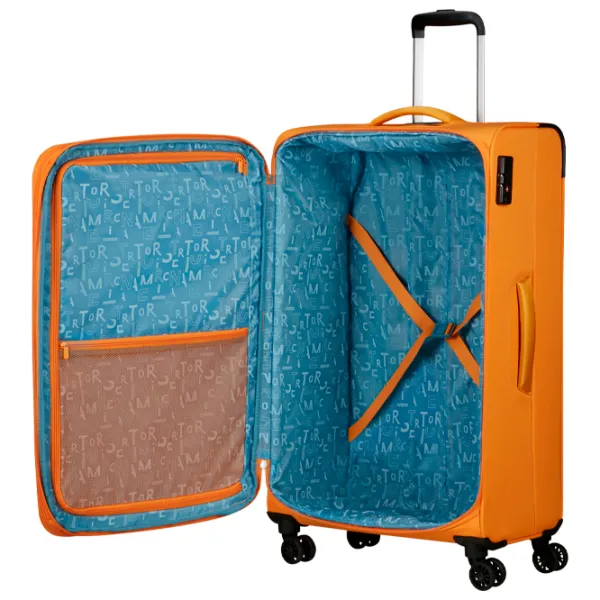 Valiză American Tourister Pulsonic Spinner Expandable 113l/ Sunset Yellow photo 6 Valiză American Tourister Pulsonic Spinner Expandable 113l/ Sunset Yellow photo 6