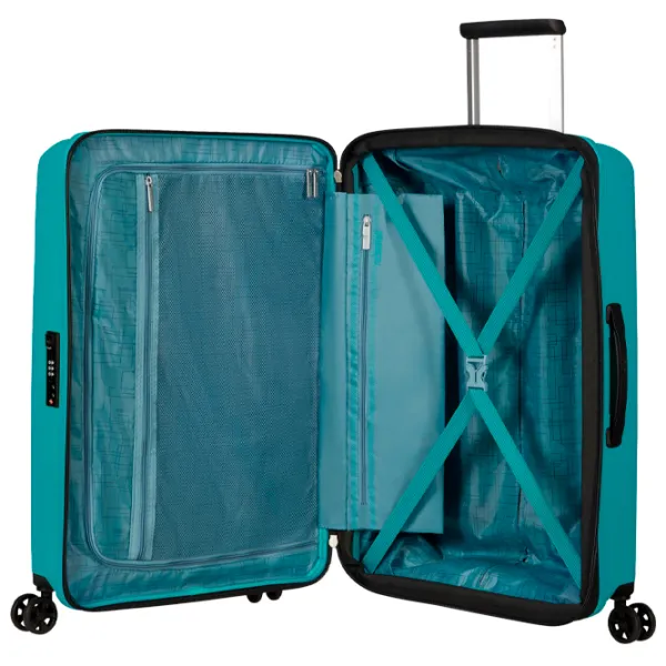 Чемодан American Tourister Aerostep Spinner 66л/ Tonic Аквамариновый photo 6 Чемодан American Tourister Aerostep Spinner 66л/ Tonic Аквамариновый photo 6