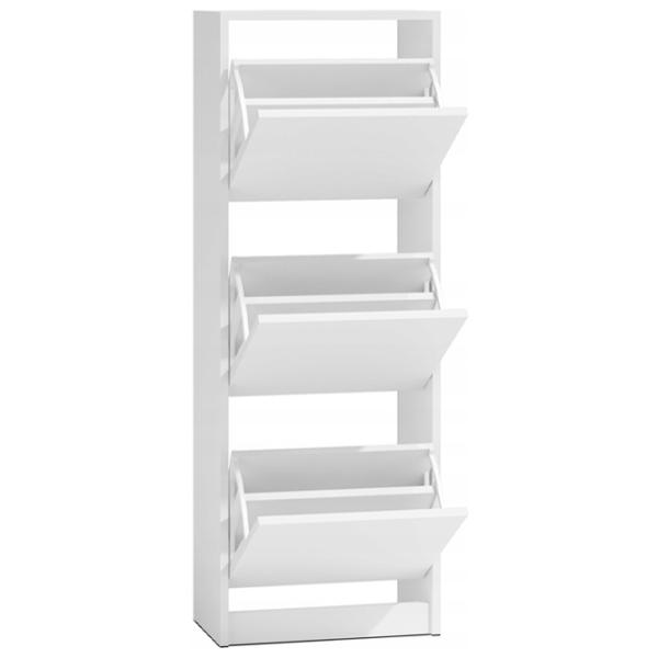 Dulap pentru încălțăminte TopEshop Betsi 49x136 136 x 26 x 28/ LPAL/ White photo 2 Dulap pentru încălțăminte TopEshop Betsi 49x136 136 x 26 x 28/ LPAL/ White photo 2
