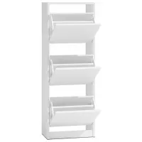Dulap pentru încălțăminte TopEshop Betsi 49x136 136 x 26 x 28/ LPAL/ White photo 2